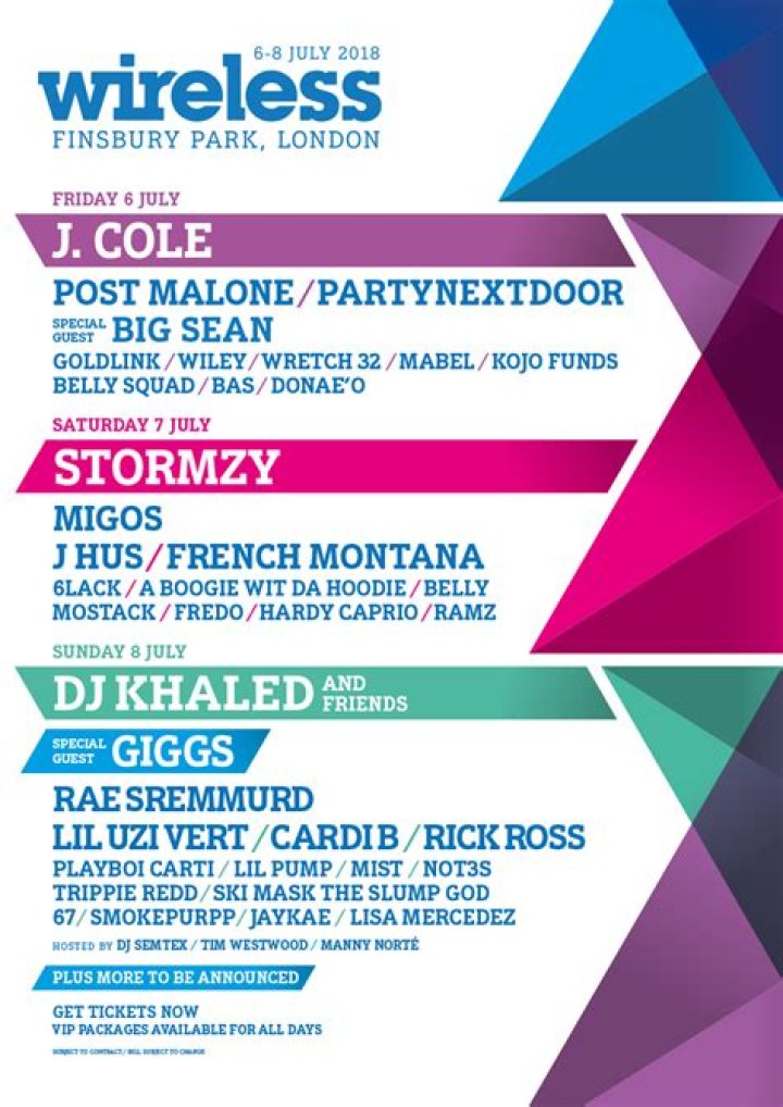 Rae Sremmurd Wireless Festival, Day 3, London, UK - 08 Jul 2018
