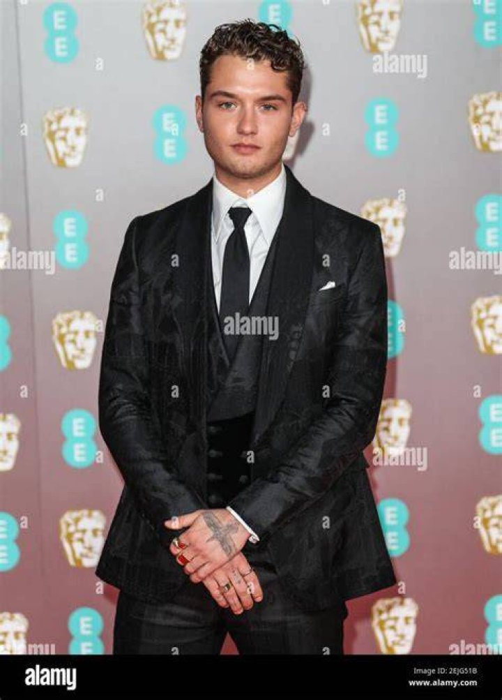 Rafferty Law attending The British Academy Film Awards at the Royal Albert Hall in London. (Photo by Brett Cove / SOPA Images/Sipa USA)(Sipa via AP Images)