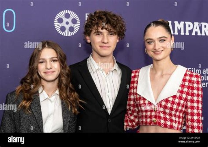 Raffey Cassidy, Sam Nivola & May Nivola At A Photocall For &lsquo;White Noise&rsquo;