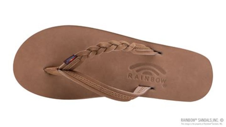 Rainbows braided sandals