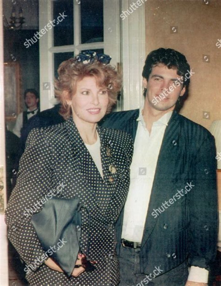 Raquel Welch Actress With Son Damon Welch In Uk For Damon's Wedding 1991. Raquel Welch Actress With Son Damon Welch In Uk For Damon's Wedding 1991.