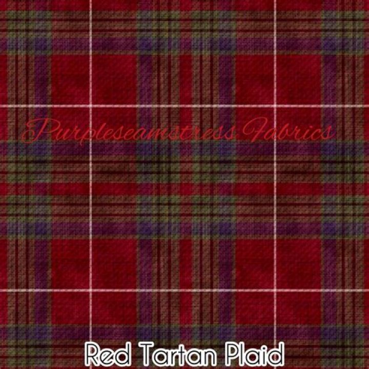 red plaid