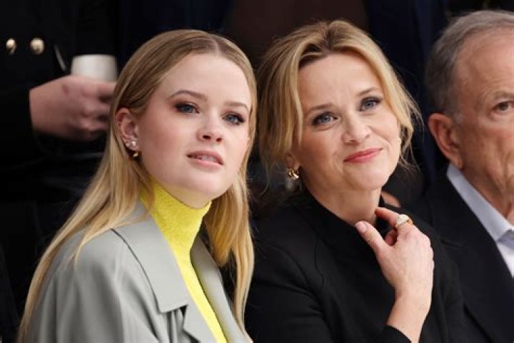 Reese Witherspoon and Ava Philippe attending the Fendi Haute Couture Spring/Summer 2024 show as part of Paris Fashion Week on January 25, 2024 in Paris, France. Fendi show, Outside Arrivals, Haute Couture Fashion Week, Paris, France - 25 Jan 2024
