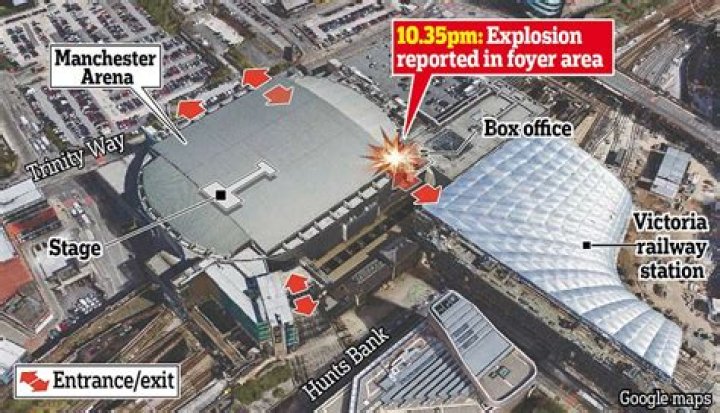 Reported Explosion at Manchester Arena, UK &ndash; 22 May 2017
