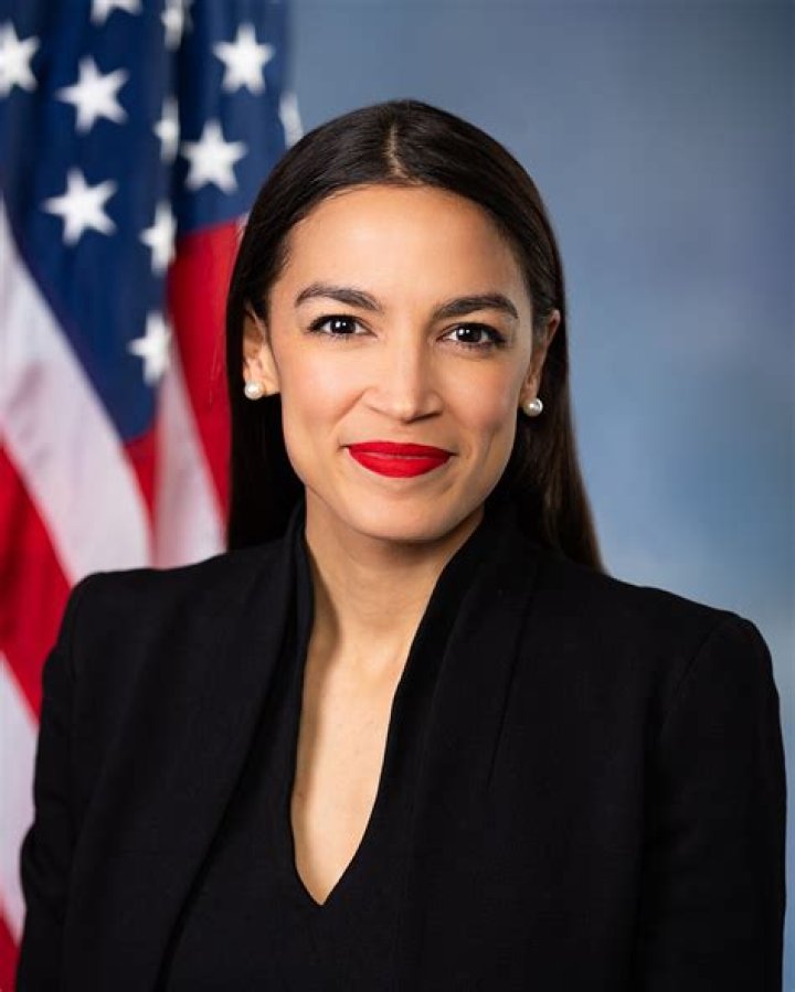 Representative Alexandria Ocasio-Cortez, Democrat of New York, leaves after speaking at a press conference calling for an end to immigrant detentions along the Southern United States border held at the United States Capitol in Washington, DC. Representitives Ilhan Omar and Alexandria Ocasio-Cortez press conference, Washington DC, USA - 07 Feb 2019