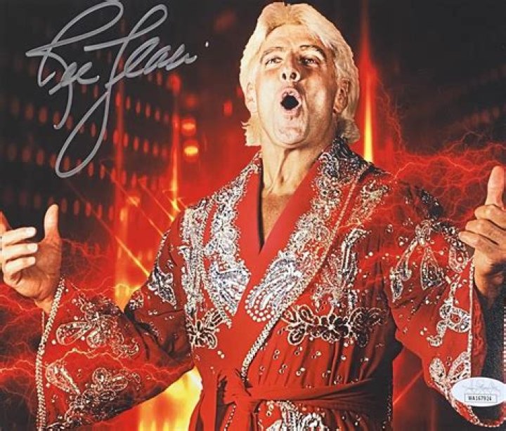 Richard Fliehr Ric Flair autograph signing, Planet Hollywood, Las Vegas, America - 31 Jan 2013