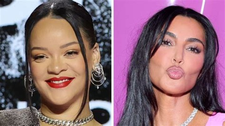 Rihanna & Kim Kardashian wearing leather