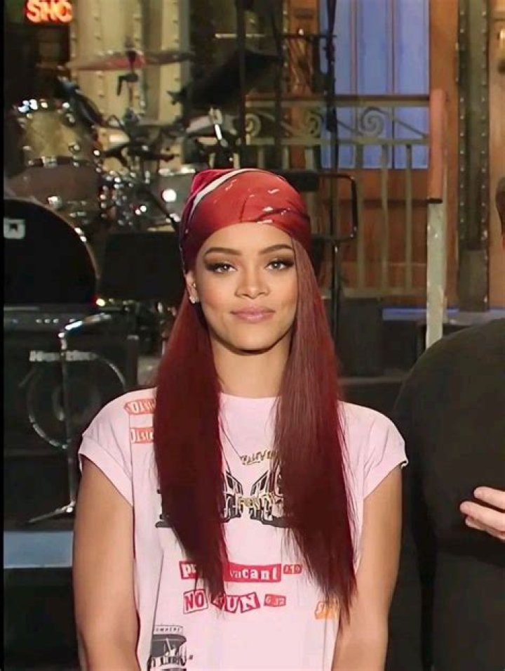 Rihanna In Bandana Top