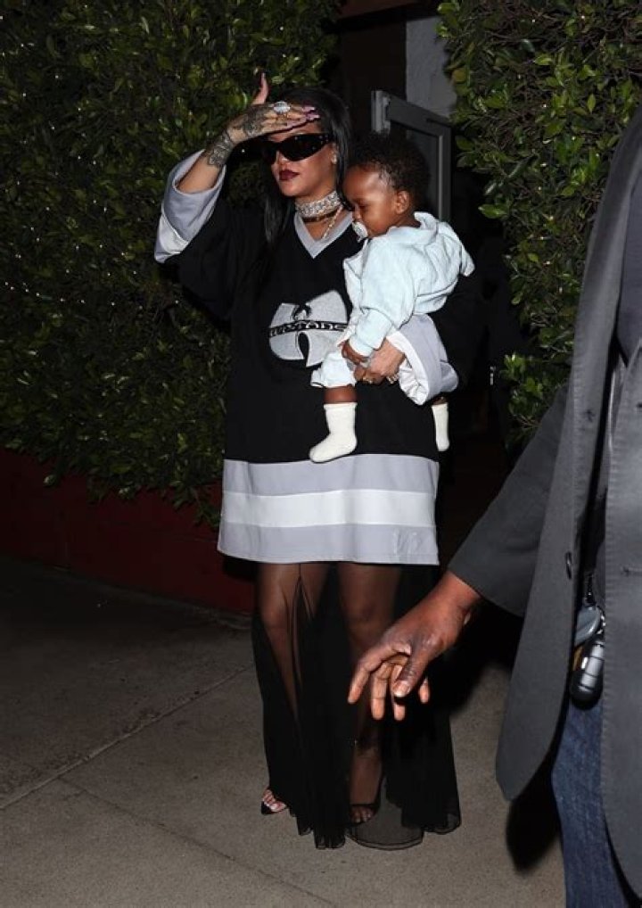 Rihanna takes her baby to dinner with her mother at Giorgio Baldi Italian Restaurant in Santa Monica, CA. 05 Apr 2023 Pictured: Rihanna. Photo credit: MEGA TheMegaAgency.com +1 888 505 6342 (Mega Agency TagID: MEGA966195_015.jpg) [Photo via Mega Agency]