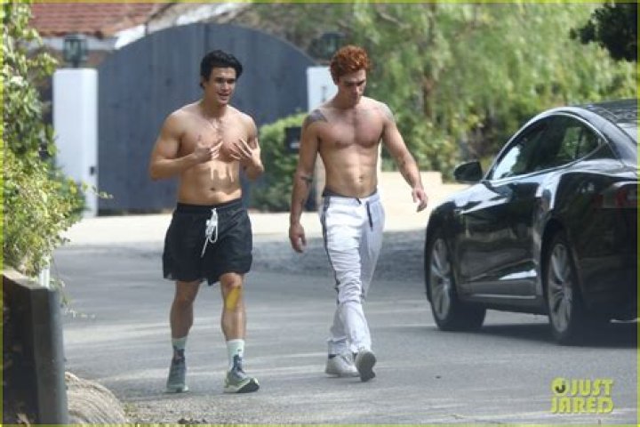 ‘Riverdale’ Stars KJ Apa, 22, & Charles Melton, 22, Show Off Their Ripped Bodies During Shirtless Hike