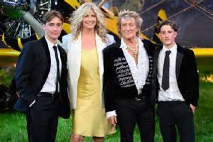 Rod Stewart and Aiden Stewart
