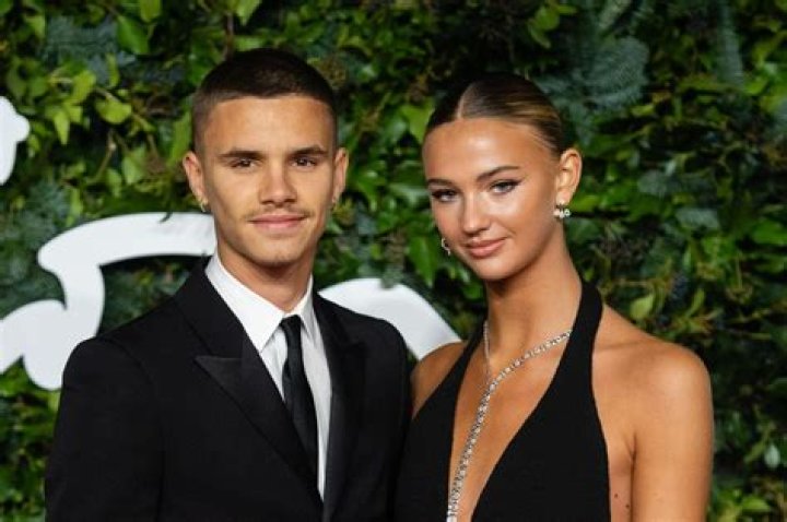 Romeo Beckham and Mia Regan