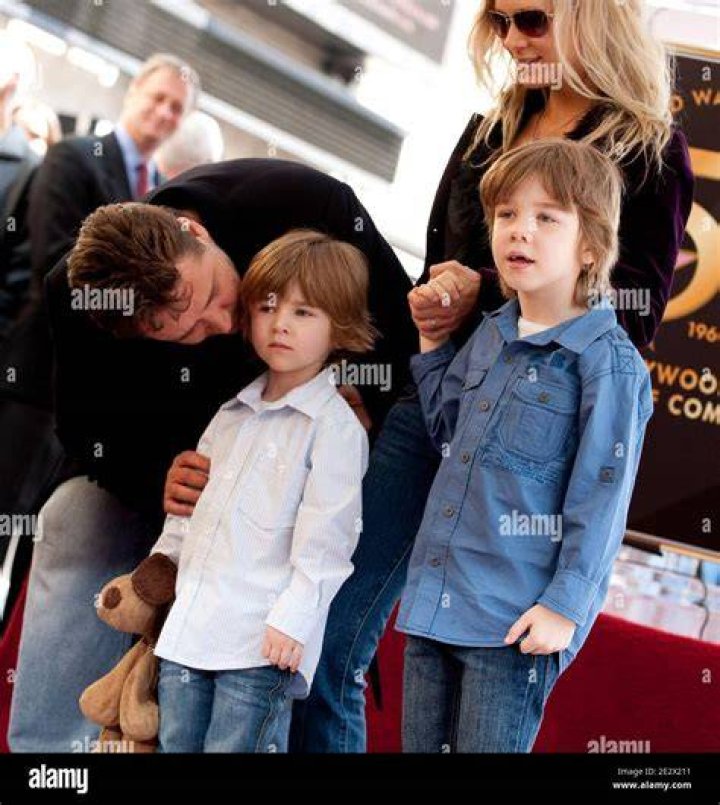 Russell Crowe, Danielle Spencer, Charles Spencer Crowe, Tennyson Spencer Crowe