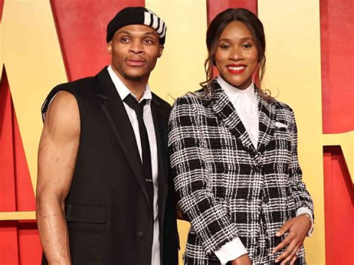 Russell Westbrook & his wife Nina
