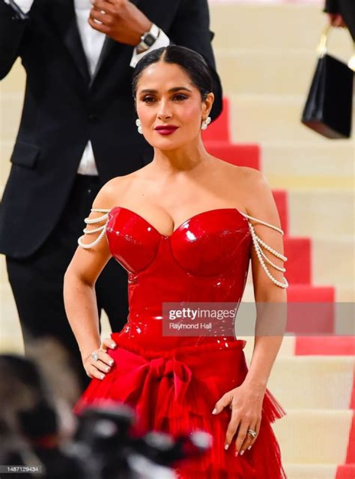 Salma Hayek Pinault attends the premiere of "House of Gucci" at Rose Theater at Jazz at Lincoln Center, in New York NY Premiere of "House of Gucci", New York, United States - 16 Nov 2021