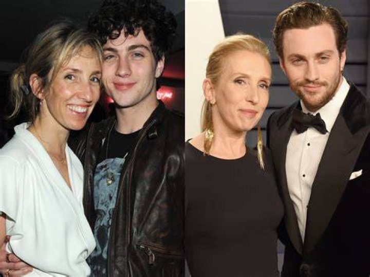 Sam and Aaron Taylor Johnson at a MOCA Benefit
