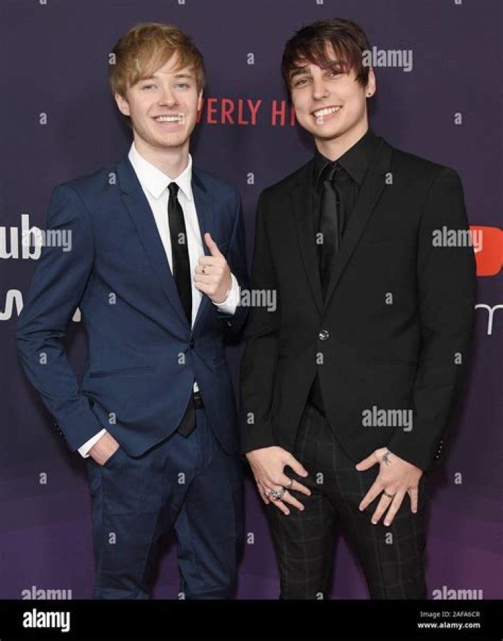 Sam Golbach, Colby Brock 9th Streamy Awards, Arrivals, The Beverly Hilton, Los Angeles, USA - 13 Dec 2019