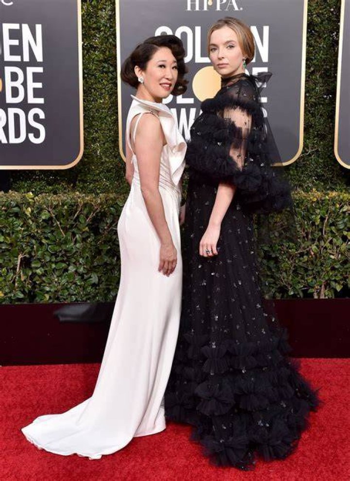 sandra oh and jodie comer in killing eve