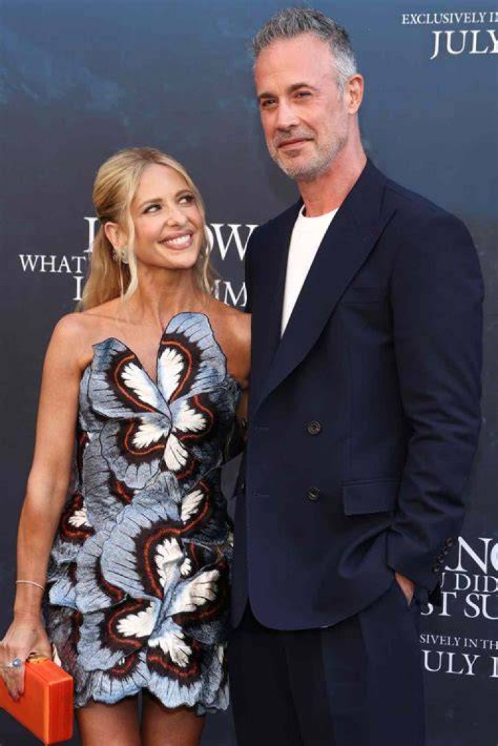 Sarah Michelle Gellar and Freddie Prinze Jr.