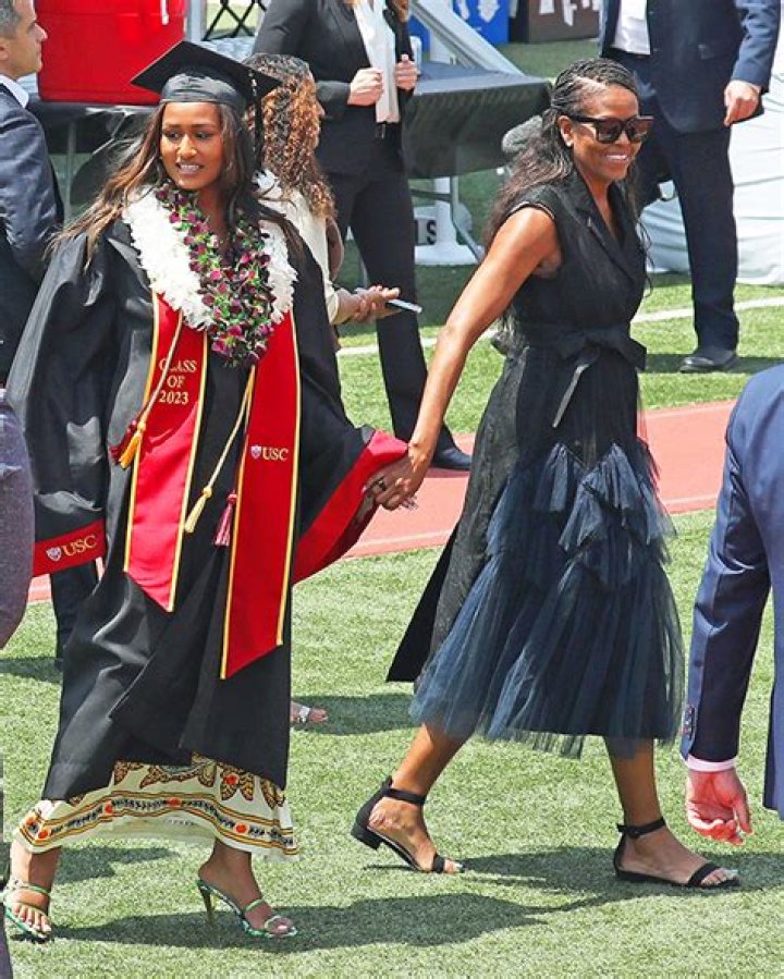 sasha obama usc gradution