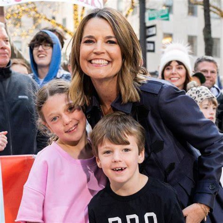 Savannah Guthrie holds her daughter