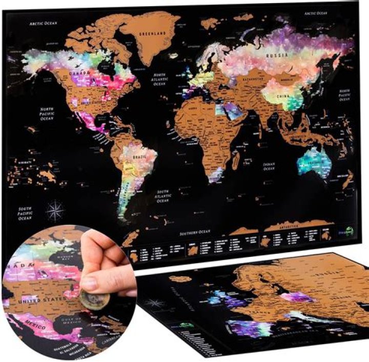 Scratch Off World Map