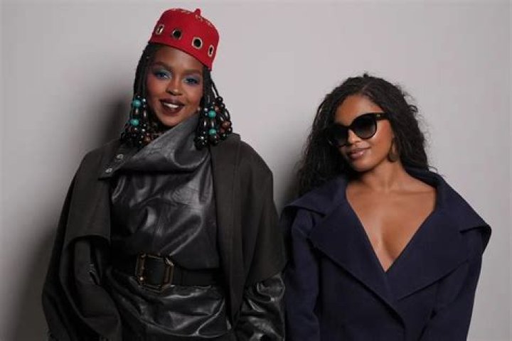 Selah Marley & Lauryn Hill At A Saint Laurent Fashion Show