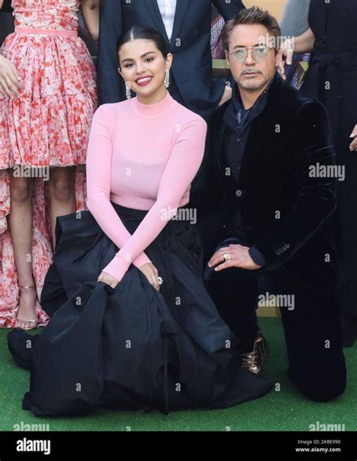 Selena Gomez Robert Downey Jr.