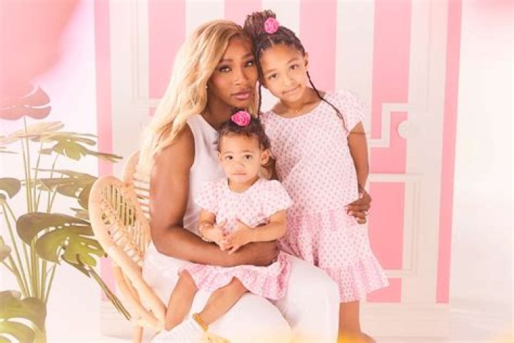 Serena Williams’ Daughter Olympia, 3, Looks Pretty In Pink With Her Hair In Two Bunches & Matching Pom-Poms
