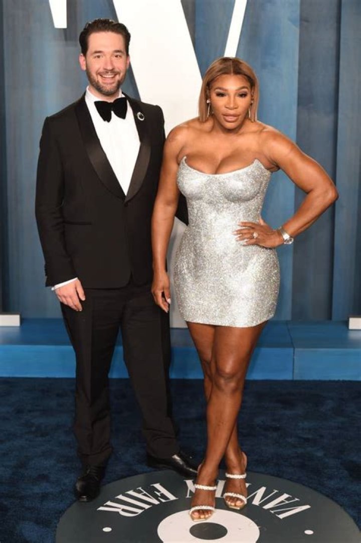 Serena Williams With Her Husband & Daughter At The U.S. Open