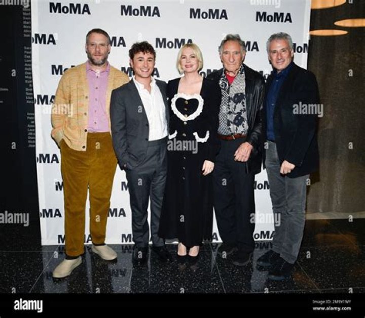 Seth Rogen, left, Gabriel LaBelle, Michelle Williams, Judd Hirsch and Josh Siegel attend a special screening of "The Fabelmans" at The Museum of Modern Art, in New York NY Special Screening of "The Fabelmans", New York, United States - 10 Nov 2022
