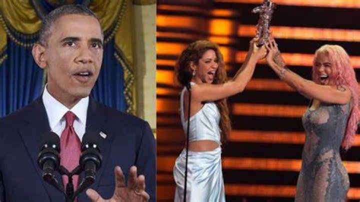 Shakira, Marisa Tomei, & Barack Obama