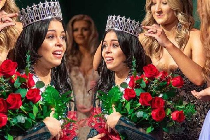 Shannah Weller, Miss Vermont USA 2020, competing on stage wearing SwimOutlet, the official swimwear sponsor of the 2020 Miss USA competition, at the Miss USA Preliminary Competitions, on November 6, 2020 at Graceland in Memphis Tennessee.
