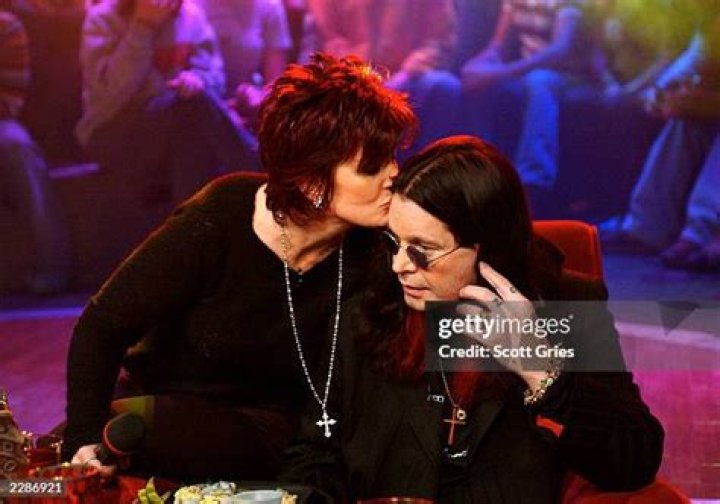 Sharon Kisses Ozzy Osbourne