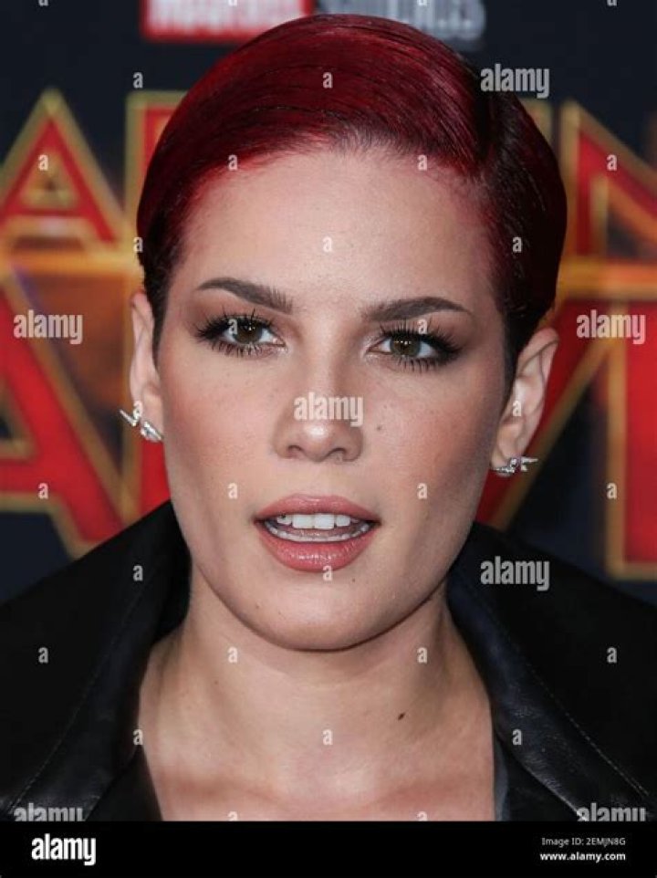 Singer Halsey (Ashley Nicolette Frangipane) arrives at the Flip Grand Launch Event Hosted by Grammy-Nominated Artist Halsey with Performances by Scout Willis, BIA, and Kehlani held at Avalon Hollywood on December 9, 2021 in Hollywood, Los Angeles, California, United States.Flip Grand Launch Event, Hollywood, United States - 10 Dec 2021