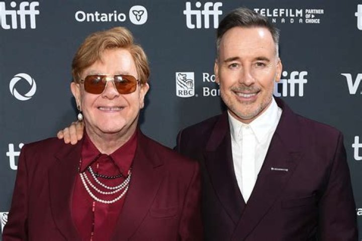 Sir Elton John & husband David Furnish Oscars Viewing Party 2019