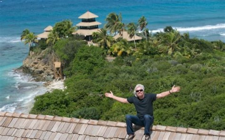Sir Richard Branson At Necker Island