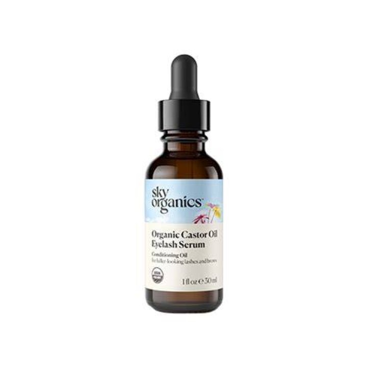 Sky Organics Castor Oil Eyelash Growth Serum, $12.95, SkyOrganics.com