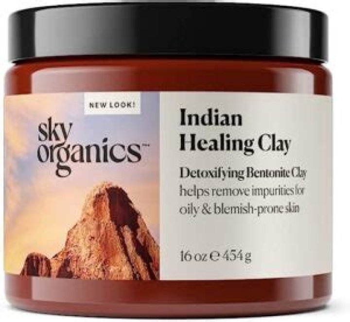 Sky Organics Indian Healing Clay, $20.50, Amazon.com