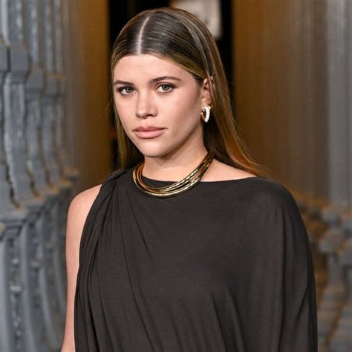 Sofia Richie In A Blue Bikini