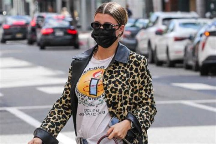 Sofia Richie In A Leopard Bikini