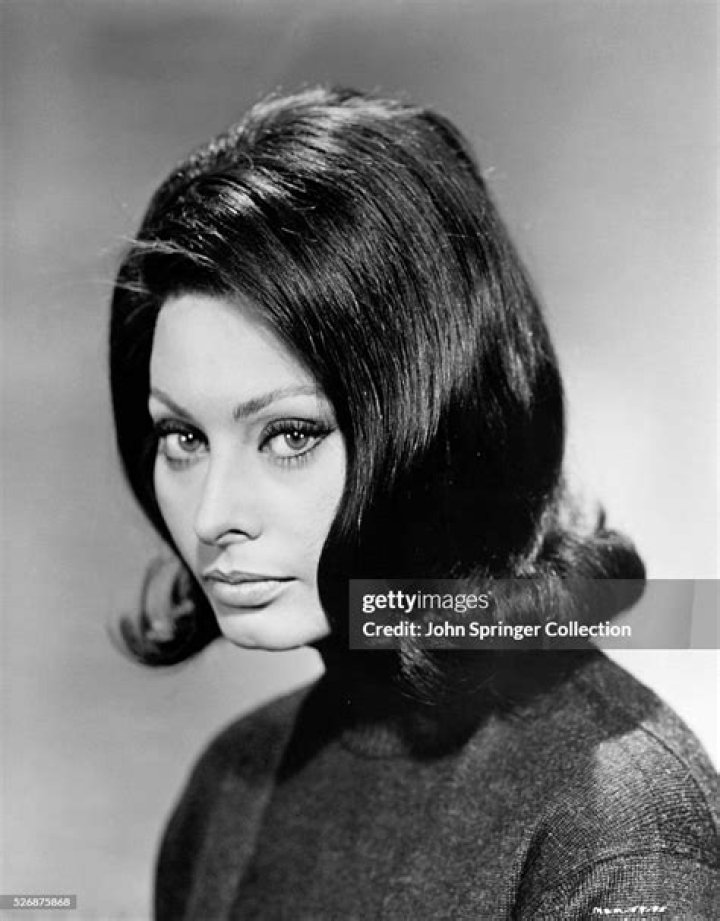 Sophia Loren Actress Sophia Loren on location for film Sophia Loren
