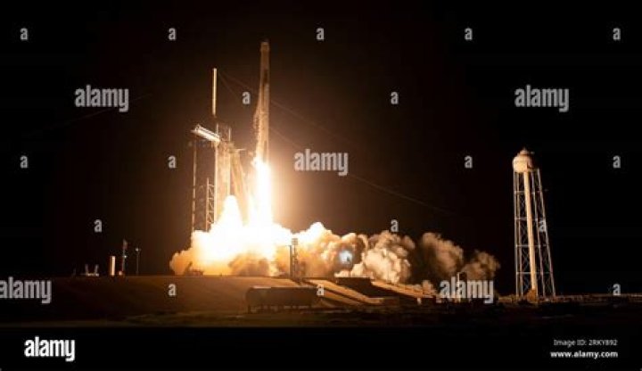 SpaceX Falcon 9 rocket carrying the company's Crew Dragon spacecraft is launched on NASA's SpaceX Crew-2 mission to the International Space Station with NASA astronauts Shane Kimbrough and Megan McArthur, ESA (European Space Agency) astronaut Thomas Pesquet, and Japan Aerospace Exploration Agency (JAXA) astronaut Akihiko Hoshide onboard, at NASA's Kennedy Space Center in Florida Space X Crew Launch, Cape Canaveral, United States - 23 Apr 2021