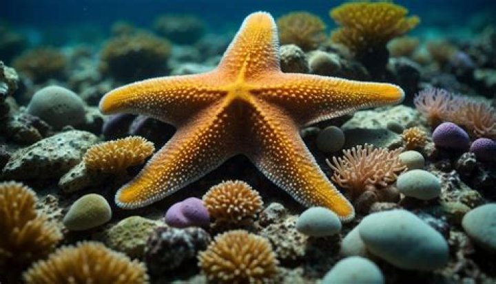 Stars Swimming In The Ocean