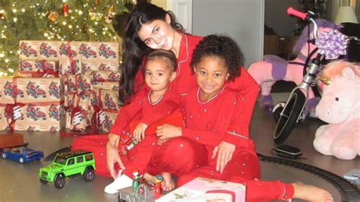 Stormi Webster, 2, Twins With Mom Kylie Jenner In Bright Red Dress On Christmas Eve