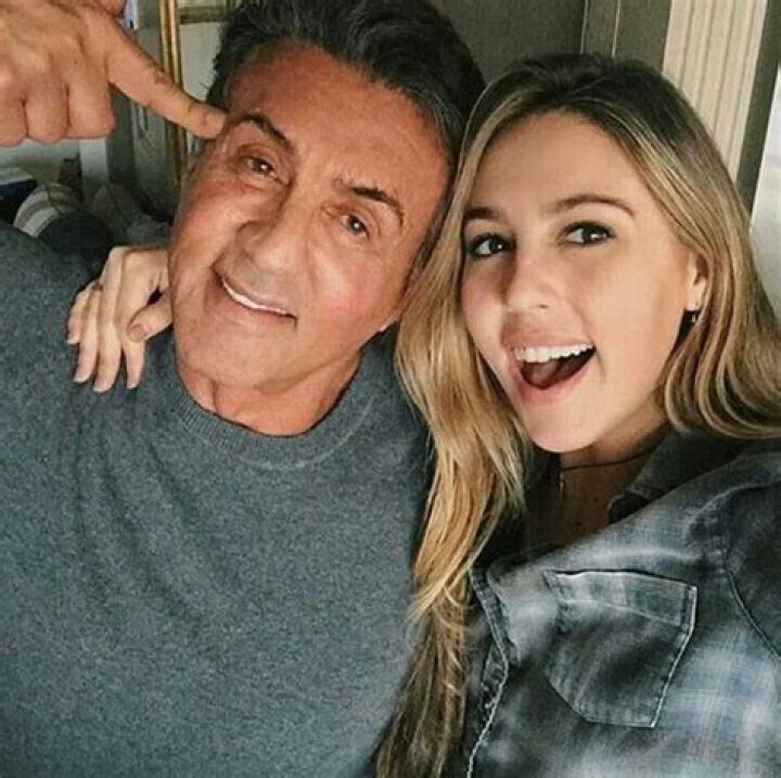 sylvester stallone and daughter sophia