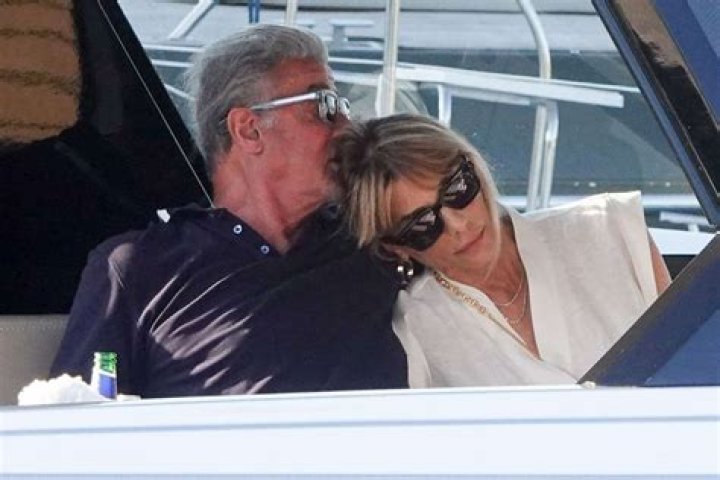 Sylvester Stallone and wife italy