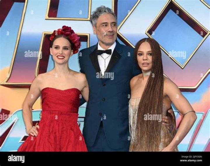 Taika Waititi and Tessa Thompson