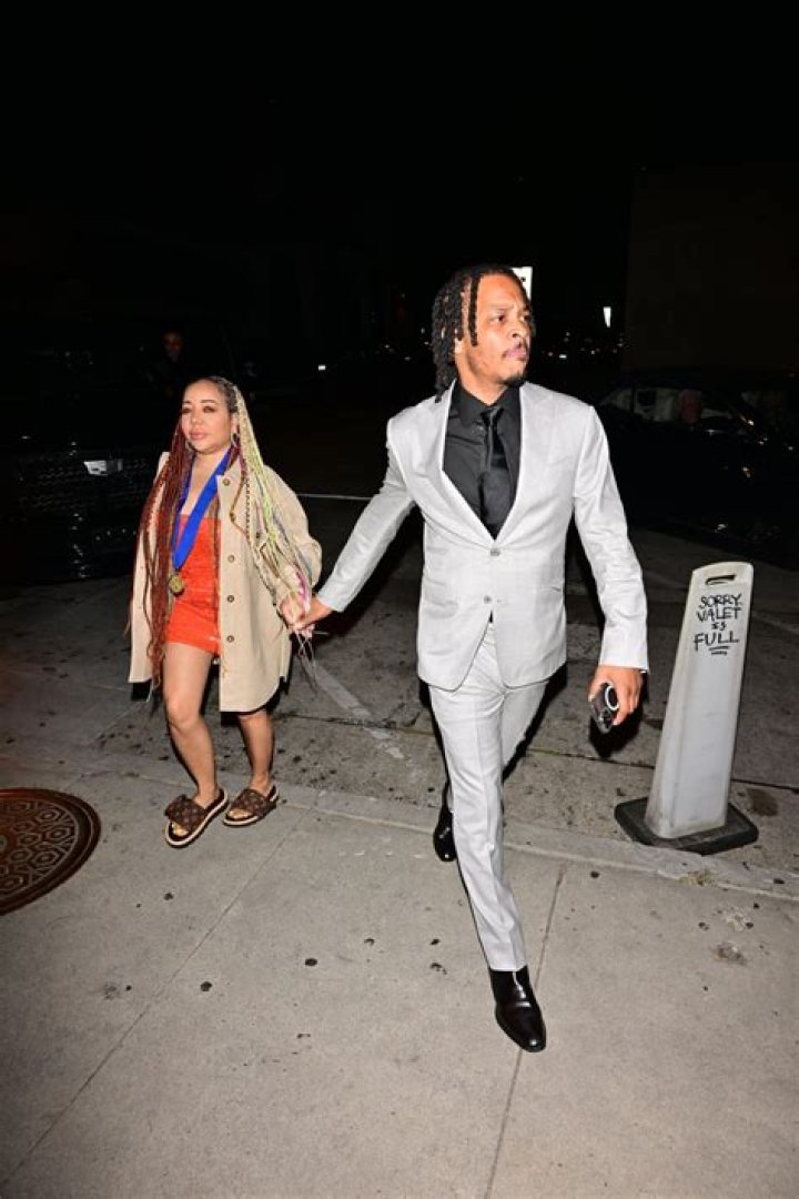 Tameka Harris at Craig's restaurant T.I. and Tameka Cottle out and about, Los Angeles, USA - 21 May 2018