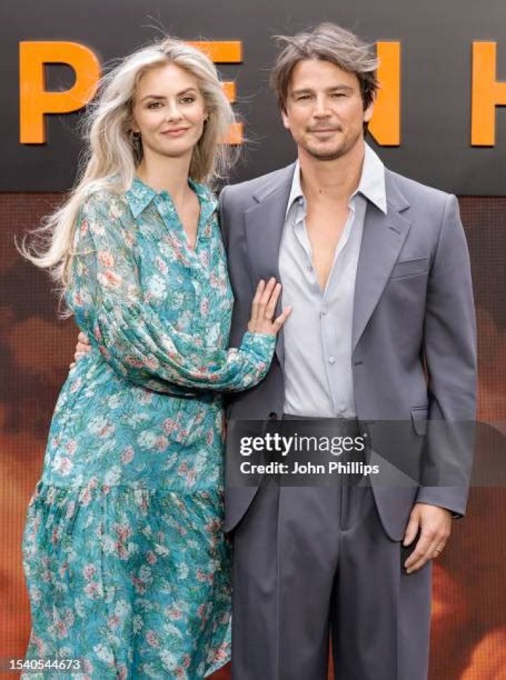 Tamsin Egerton and Josh Hartnett 'Oppenheimer' premiere